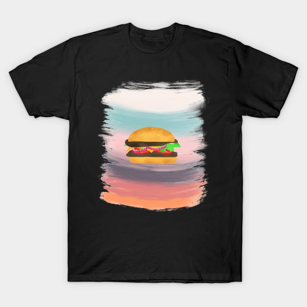 Burger Colors T-Shirt by Things & Stuff